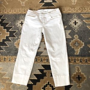 Joes Jeans White Capri jeans